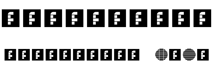 speaker grill Regular Font OTHER CHARS