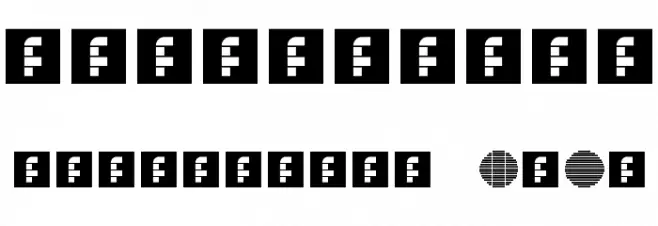 speaker grill Regular フォント その他の文字