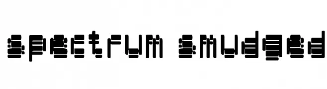 spectrum smudged  免费字体下载