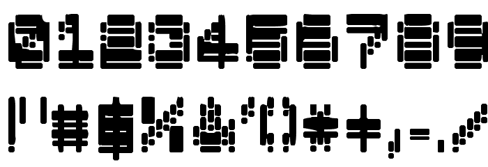 spectrum smudged Font OTHER CHARS