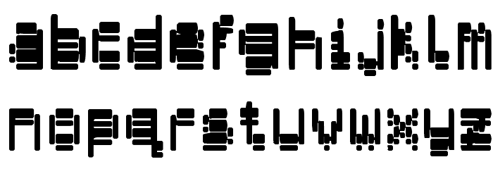 spectrum smudged Font LOWERCASE