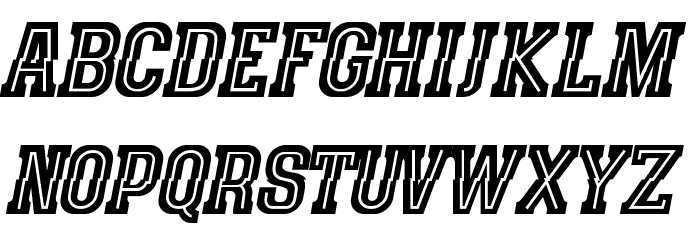 speedhunter line Font LOWERCASE