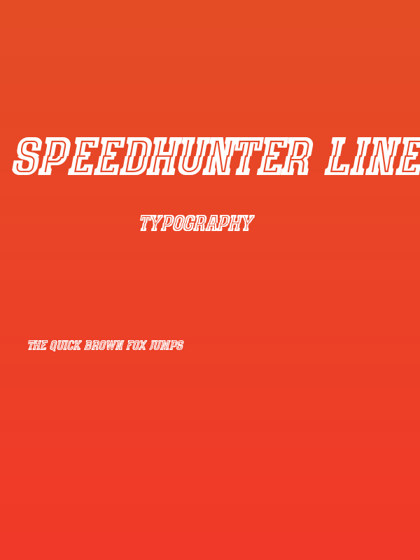 speedhunter line Poster