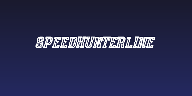 speedhunterline Social Header