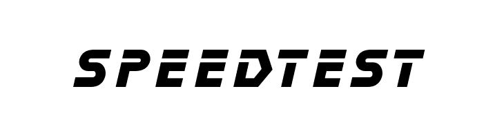 speedtest  Скачать бесплатные шрифты