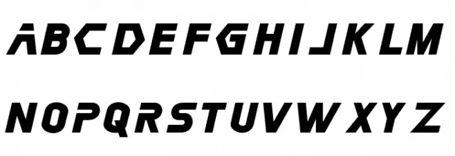 speedtest Font Litere mari
