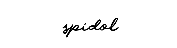 spidol  フリーフォントのダウンロード