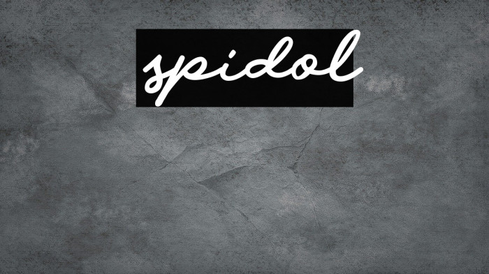spidol Font examples