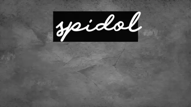 spidol Font examples