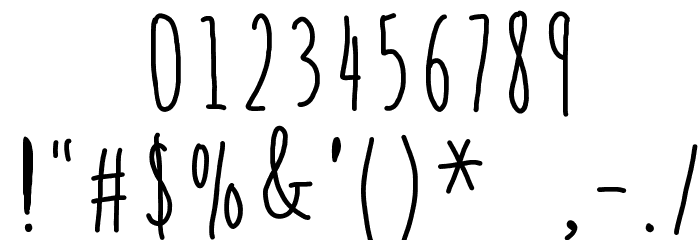 spill _ beans Font OTHER CHARS