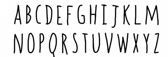 spill _ beans Font LOWERCASE