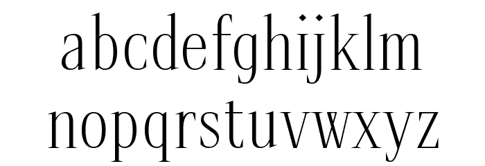 spirequal Light Font LOWERCASE