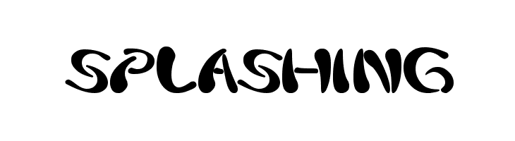 splashing  Descarca Fonturi Gratis
