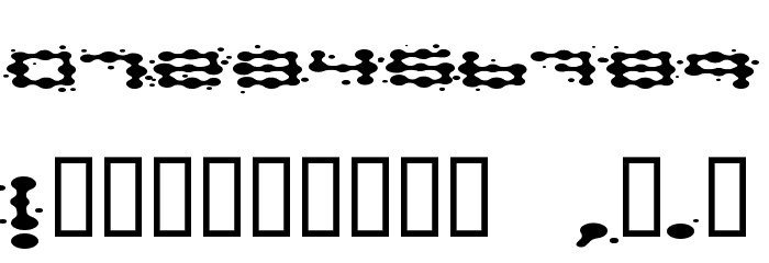 splat Font OTHER CHARS