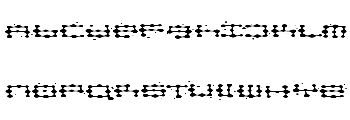 splat Font LOWERCASE