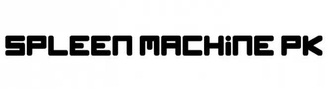 spleen machine pk  Скачать бесплатные шрифты