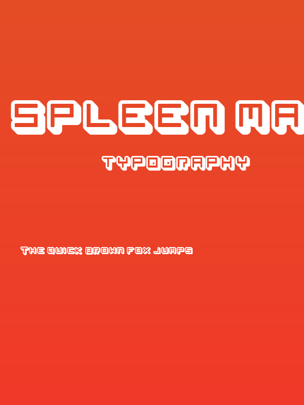 spleen machine Poster