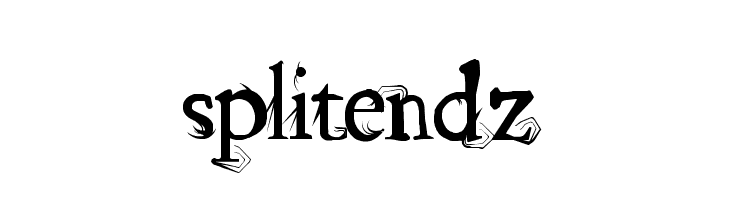 splitendz  font caratteri gratis