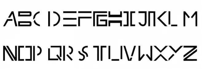 splitfont Шрифта ВЕРХНИЙ