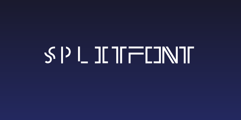splitfont Social Header