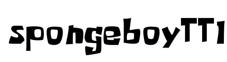 spongeboyTT1  フリーフォントのダウンロード