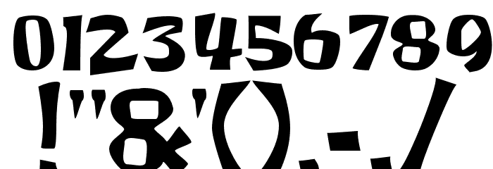 spongeboyTT1 Font OTHER CHARS