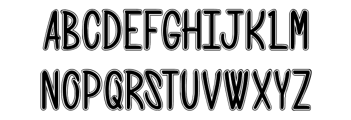 spooky night Font LOWERCASE