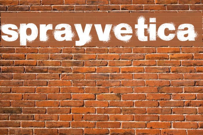 sprayvetica Example 2