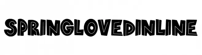 springloved inline  Frei Schriftart Herunterladen