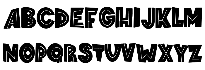 springloved inline Font LOWERCASE