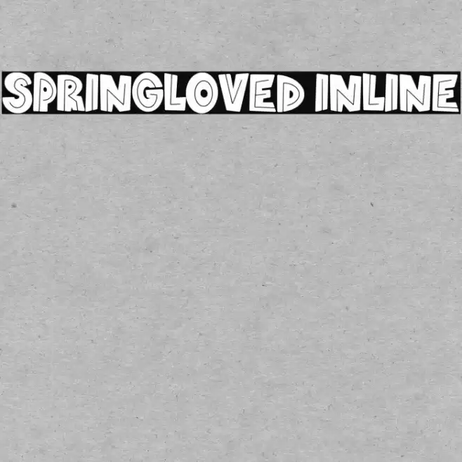 springloved inline Font examples