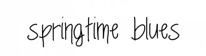 springtime blues  font caratteri gratis