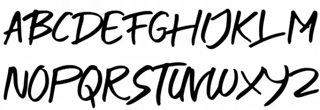 SQUAD JUMPS Schriftart Groß