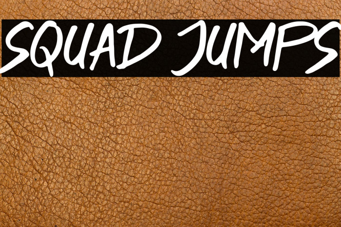 SQUAD JUMPS Example 2