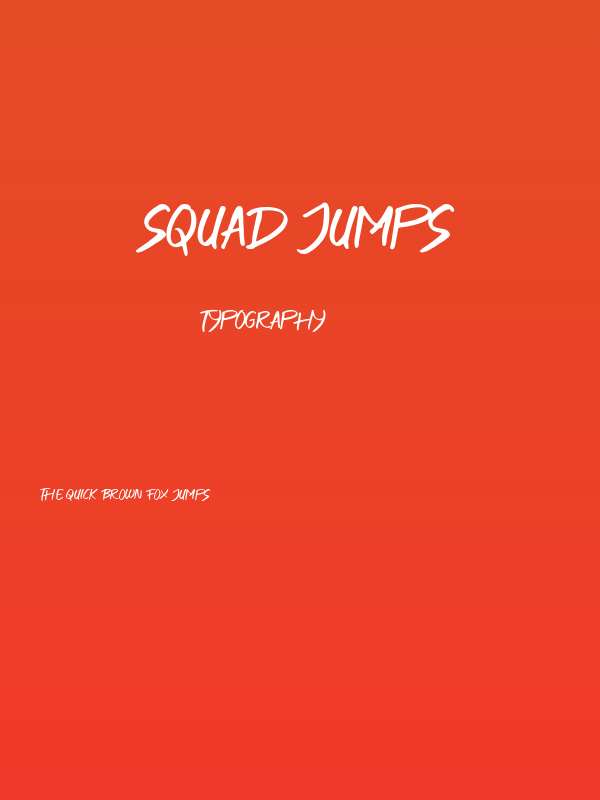 SQUAD JUMPS Poster