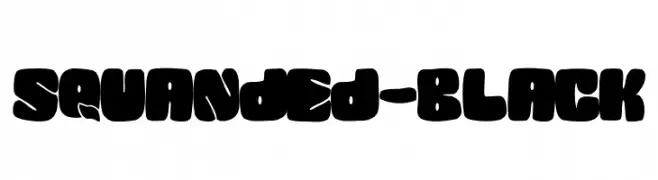 SQUANDED-Black  Descarca Fonturi Gratis