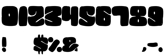 SQUANDED-Black Font OTHER CHARS
