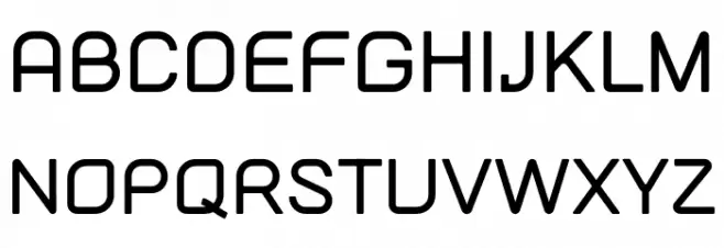 SQUARED2 フォント 大文字