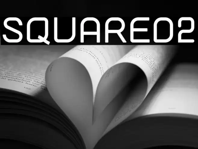 SQUARED2 Font examples