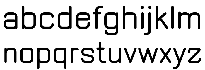 SQUARED2 Font LOWERCASE