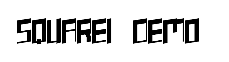 SQUAREI [demo]  font caratteri gratis