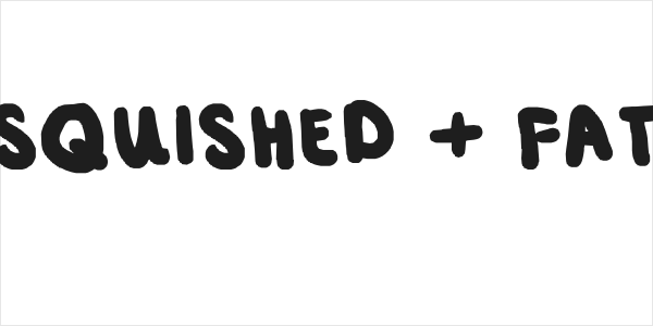 SQUISHED + FAT Logo