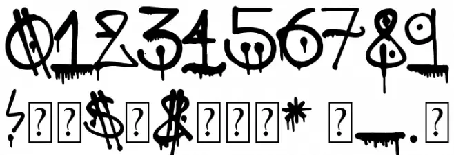 SQZR Font OTHER CHARS