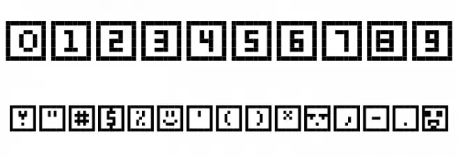 SQcon Font OTHER CHARS