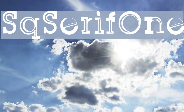 SqSerifOne Example 3