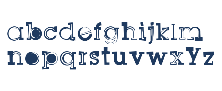 SqSerifOne Lowercase