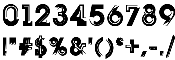 SqSerifThree Font OTHER CHARS