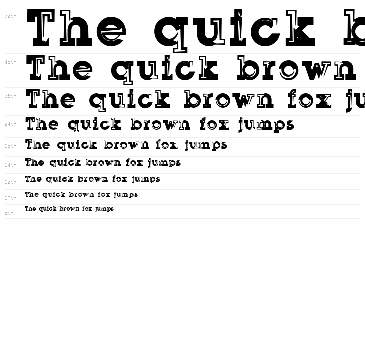 SqSerifThree Waterfall