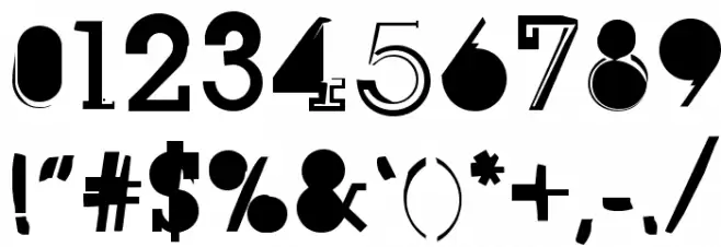 SqSerifTwo Font OTHER CHARS