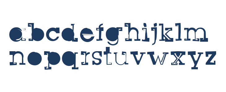 SqSerifTwo Lowercase